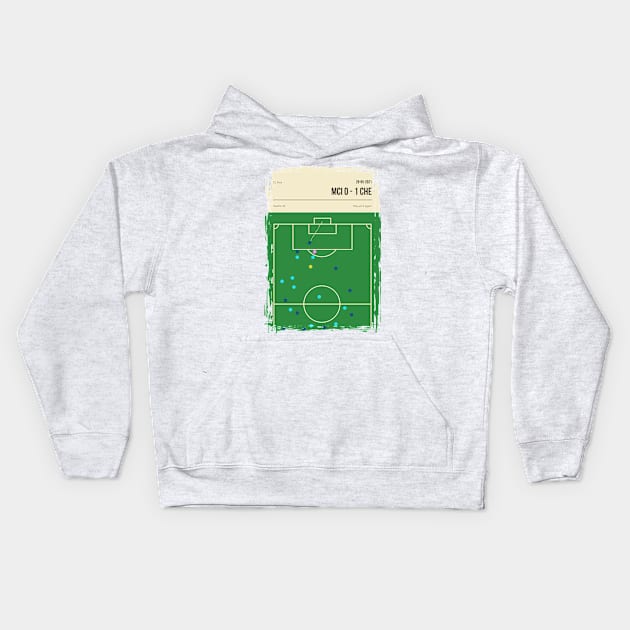 CL Final 2021 MCI CHE Football Moments Havertz Goal. Kids Hoodie by jornvanhezik